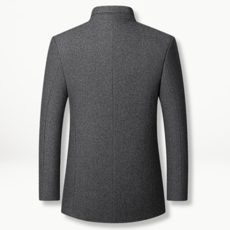 Klassische Damenjacke Wollmix Elegant Knöpfe - IdealeKleiden