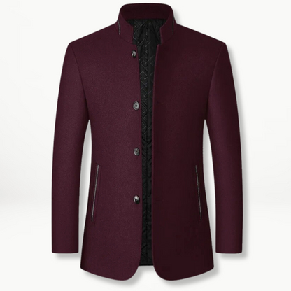 Klassische Damenjacke Wollmix Elegant Knöpfe