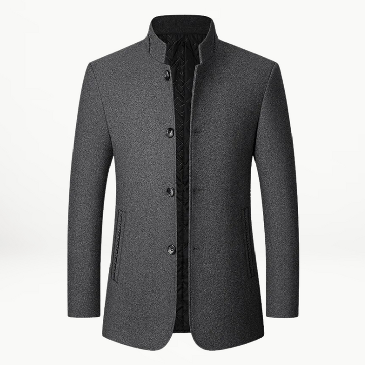 Klassische Damenjacke Wollmix Elegant Knöpfe