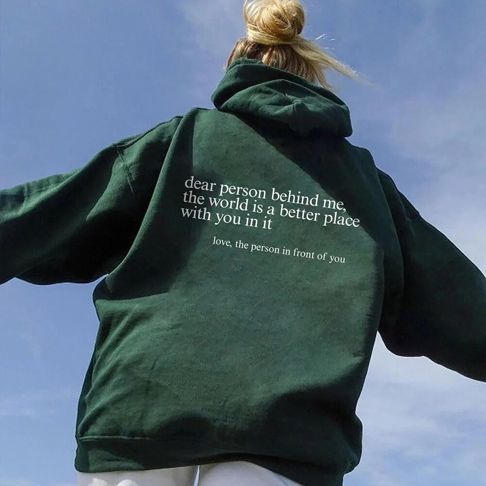 Stylishes Hoodie mit coolem Rücken-Design