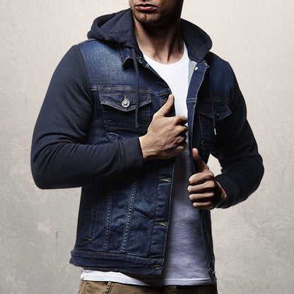 Modische Damenjacke Jeans Stil - IdealeKleiden