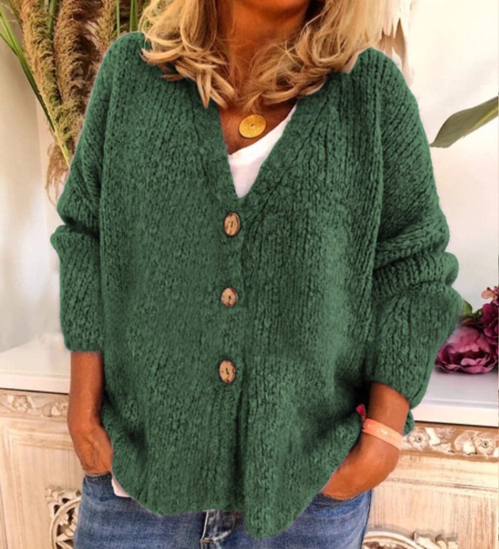 Strickjacke Damen Lockere Passform Weich