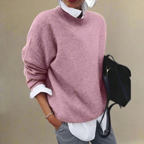 Damen Pullover Weich Warm Kaschmir