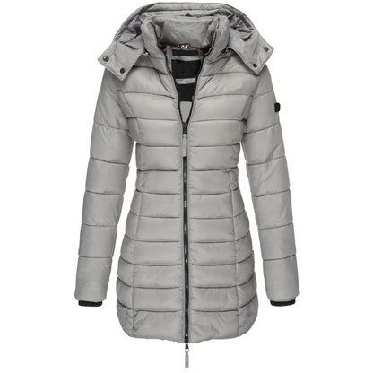 Winterjacke Damen Lang Kapuze Daunenfüllung - IdealeKleiden