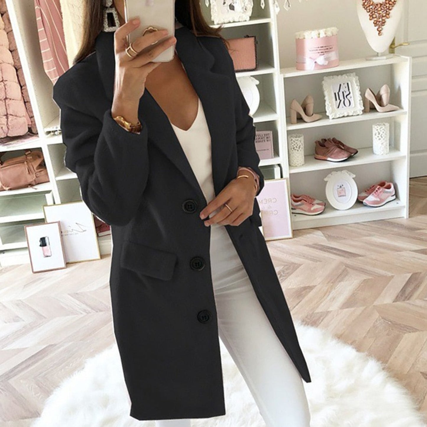 Stylisher Wintermantel Modern und Bequem