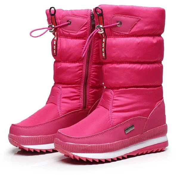 Warmes Damen Winterstiefel Komfort Schuhe