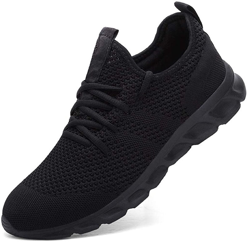 Damen Sportschuhe Strick Optik Schnürsenkel