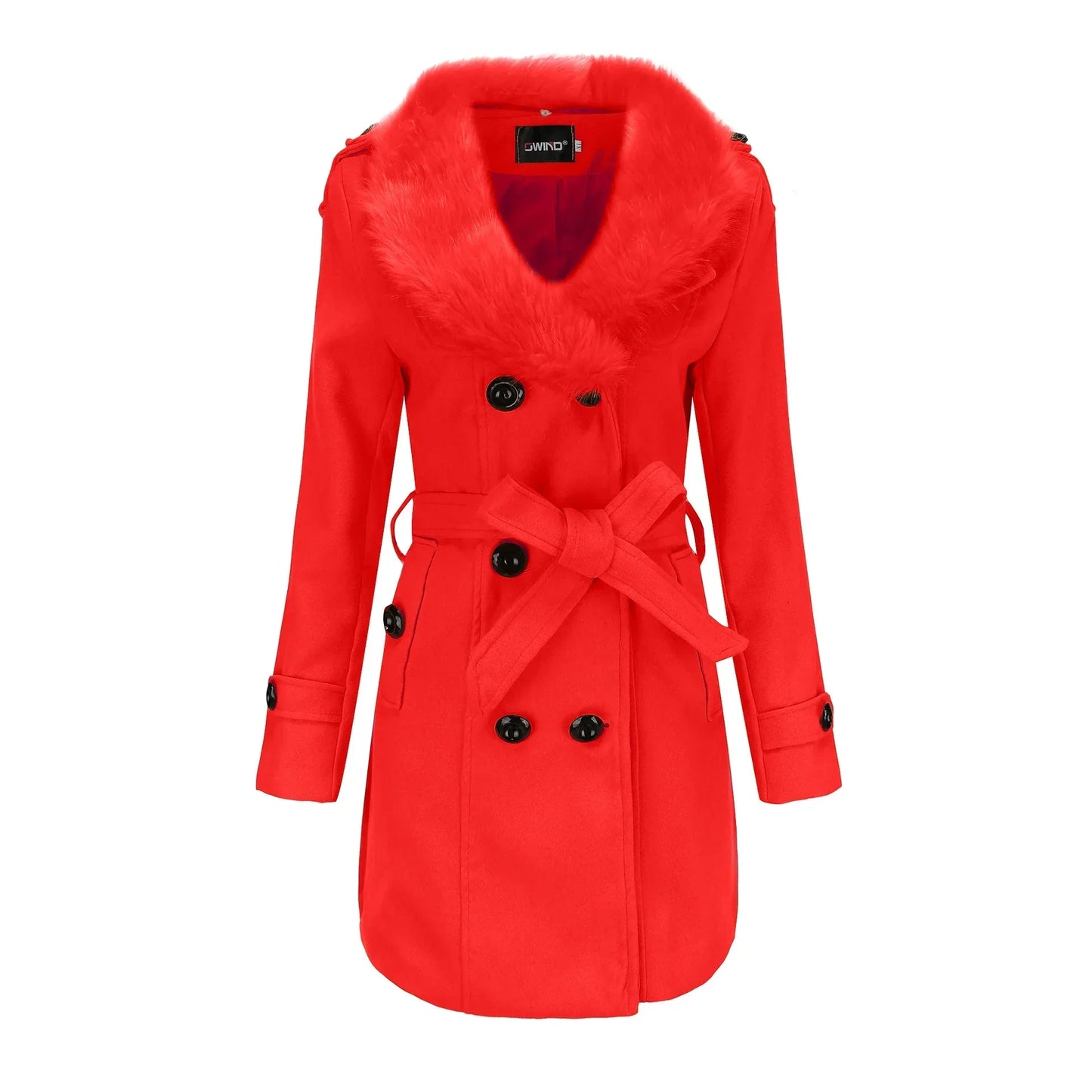 Isabella - Damen Windbreaker Mittellang Elegant