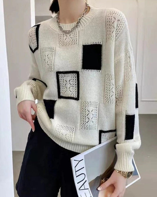Winterpullover Modern Elegance - IdealeKleiden