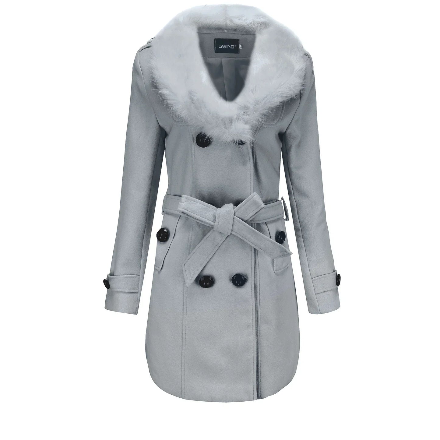 Isabella - Damen Windbreaker Mittellang Elegant