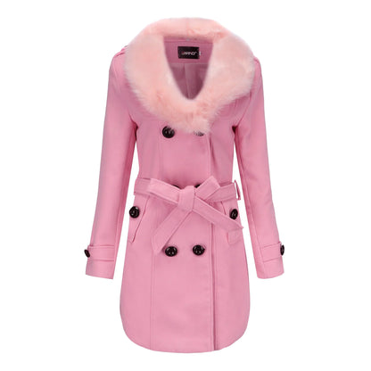 Isabella - Damen Windbreaker Mittellang Elegant