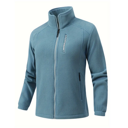 Damen Outdoor Fleecejacke Warm Gefüttert Plüschig