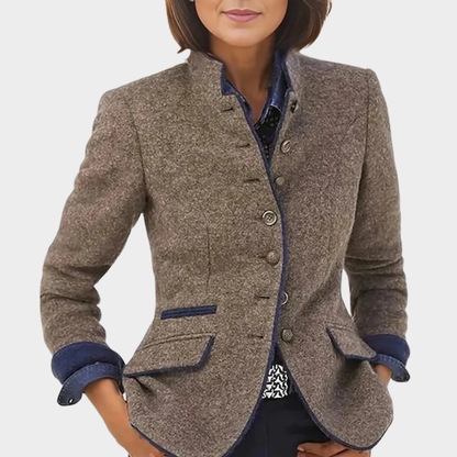 Eleganter Damenblazer für Stilvolle Frauen - IdealeKleiden