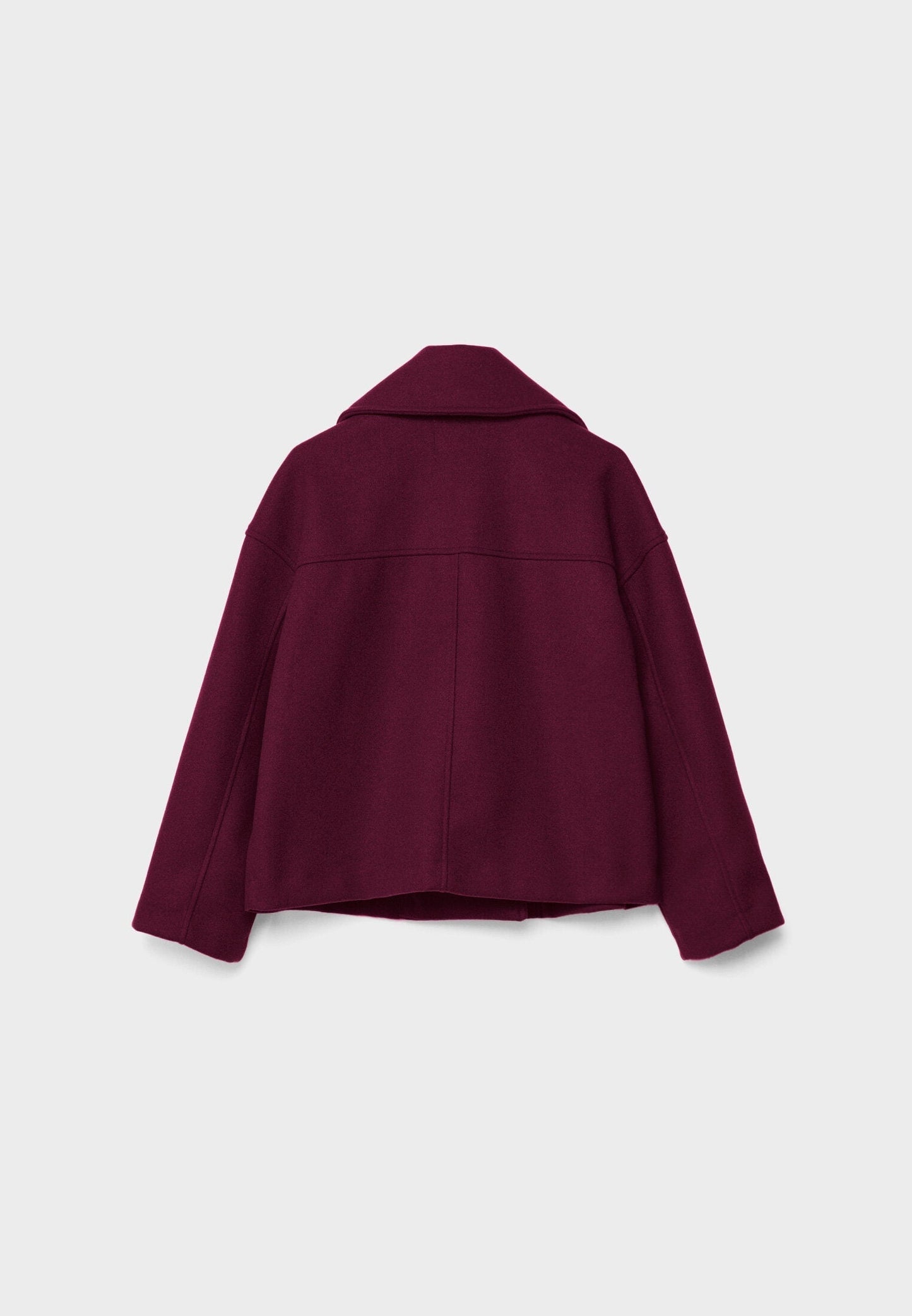 Klassische Zweireihige Lederjacke Kurz