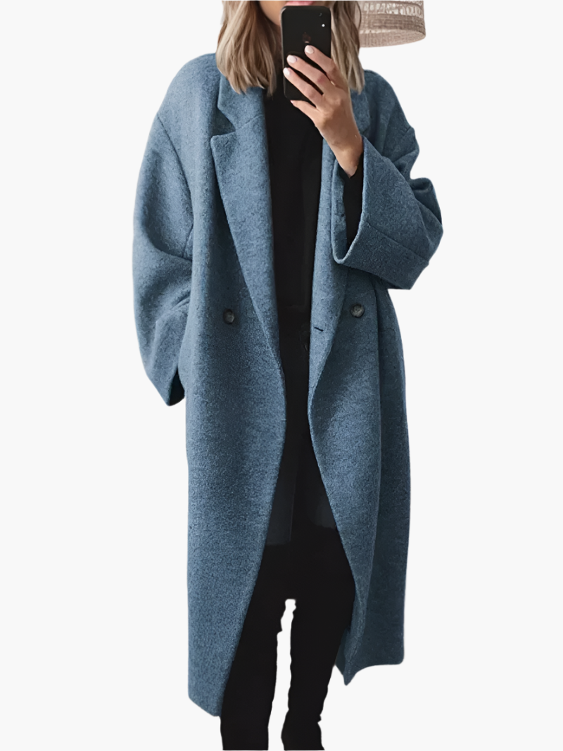 Damen Mantel Elegant Oversized Stil