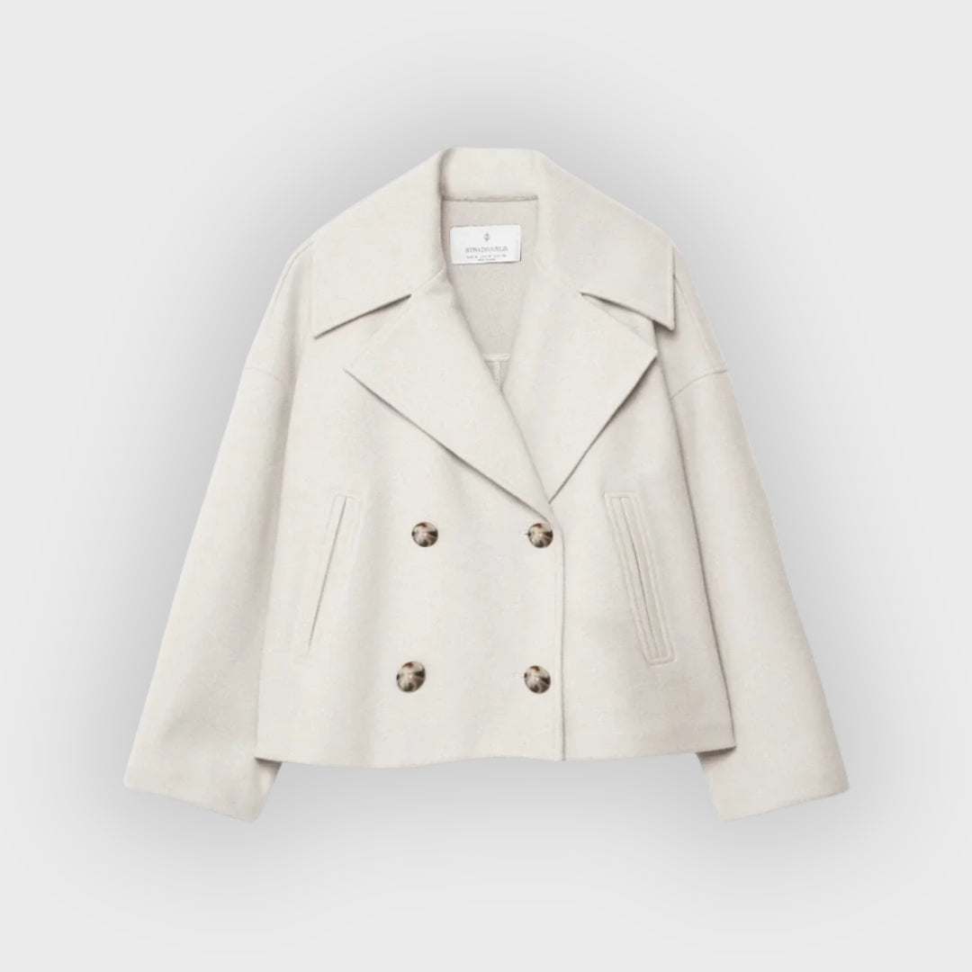 Modische Doppelreihenjacke Damen
