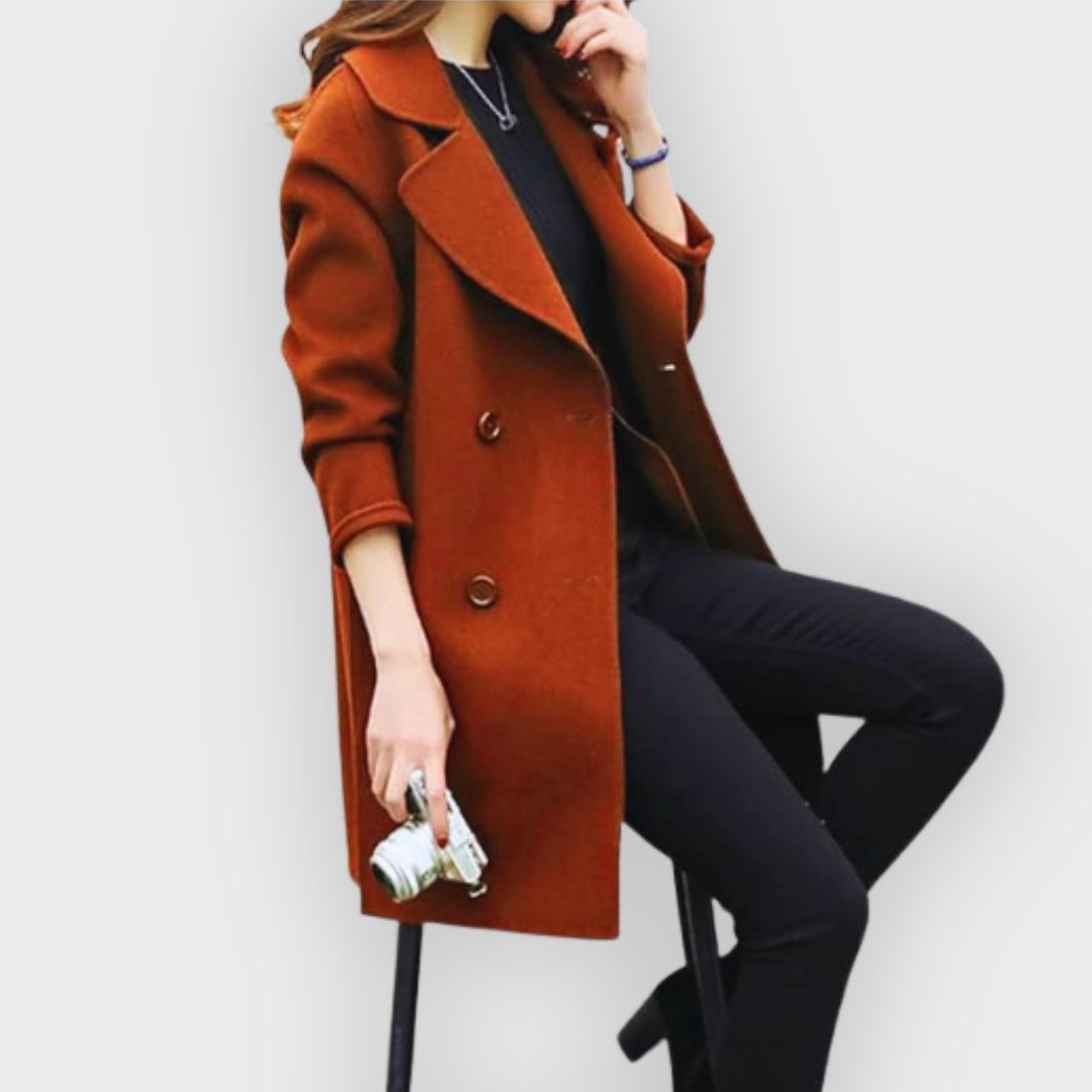 Klassischer Trenchcoat Damen Elegantes Design