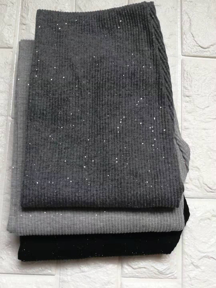 Damen Glitzer Leggings Figurbetonter Style