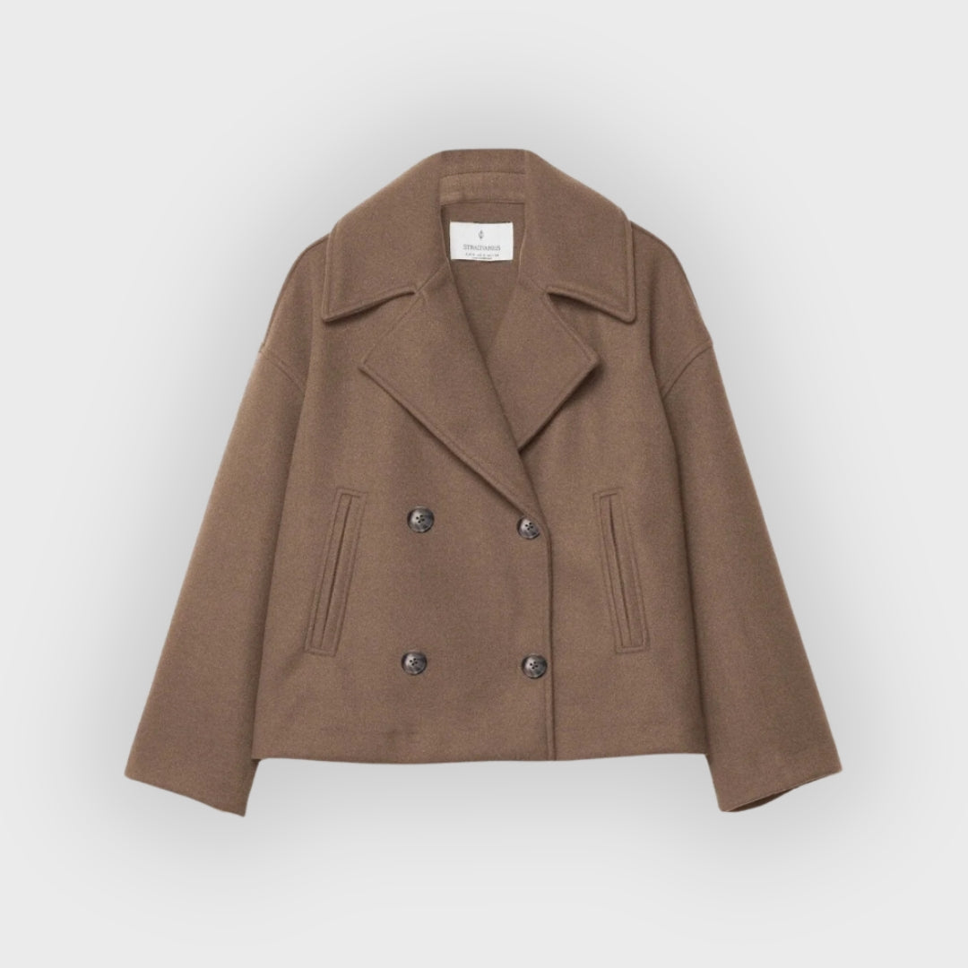 Modische Doppelreihenjacke Damen