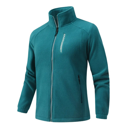 Damen Outdoor Fleecejacke Warm Gefüttert Plüschig