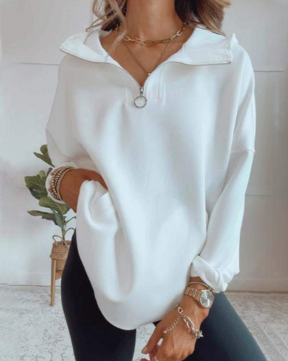Bequeme Hoodiejacke Oversized Kapuze - IdealeKleiden