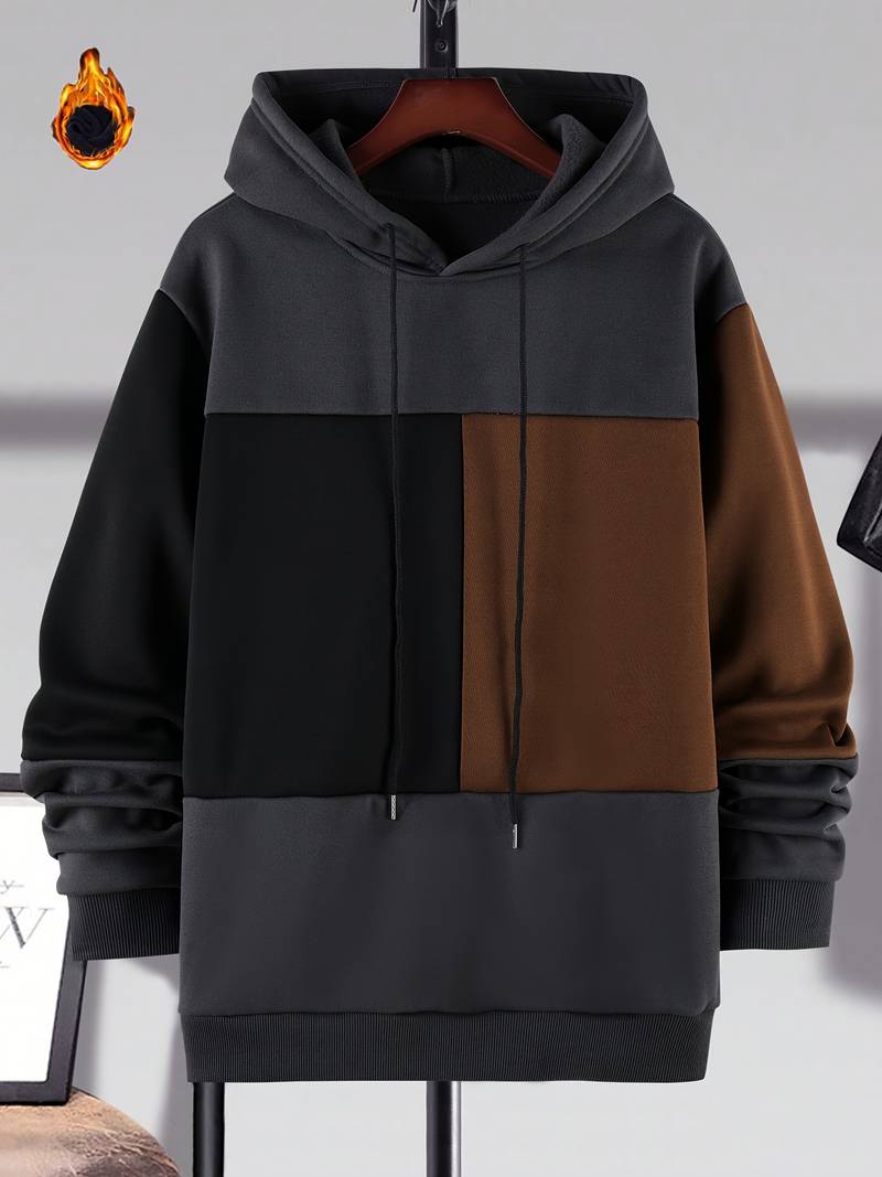 Herren Pullover Kontrast Farben Stylish