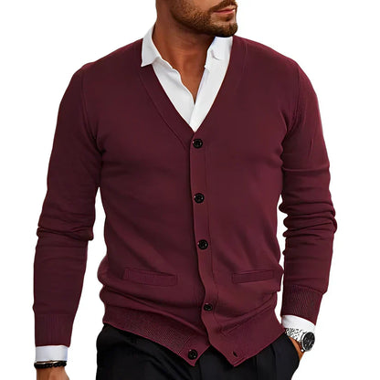 Herren Cardigan Bequem Casual Style