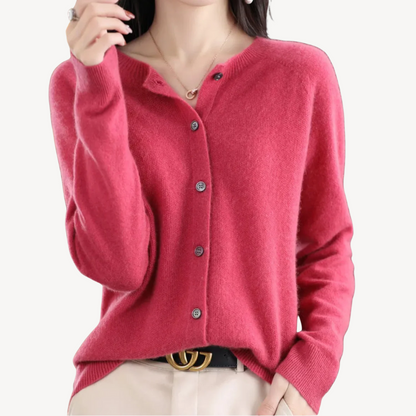 Weiche Damen Cardigan Cashmere Qualität - IdealeKleiden