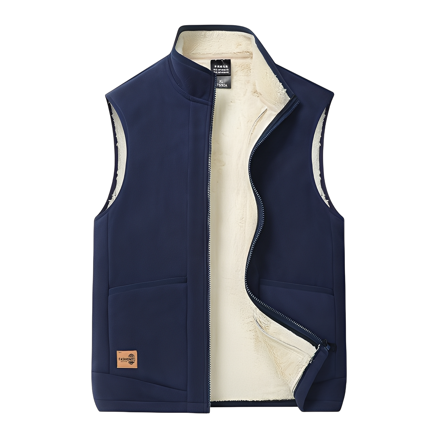 Herren Weste Warm Gefüttert Modern