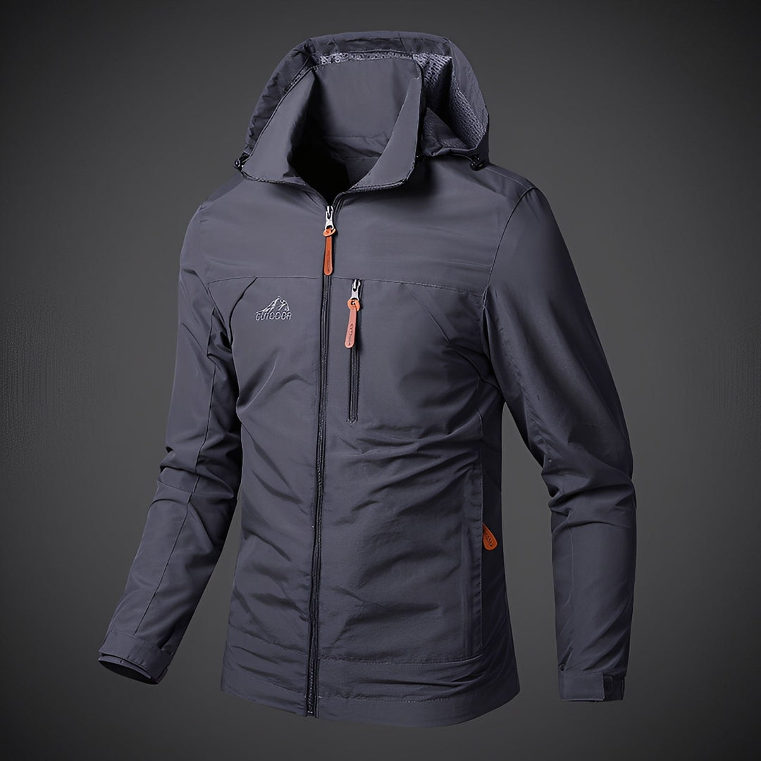Wasserdichte Herrenjacke Kapuzenparka Sportlich