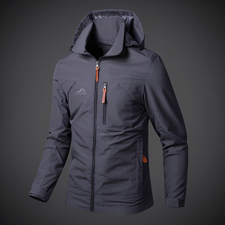Wasserdichte Herrenjacke Kapuzenparka Sportlich