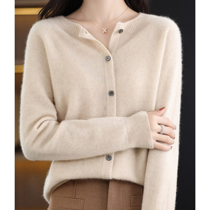Weicher Merinowolle Cardigan Damen - IdealeKleiden