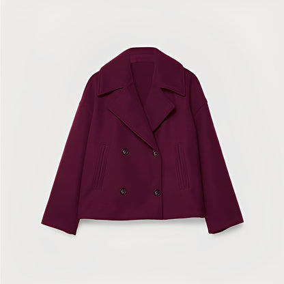 Bequeme Kurzjacke Damen Freizeit Style