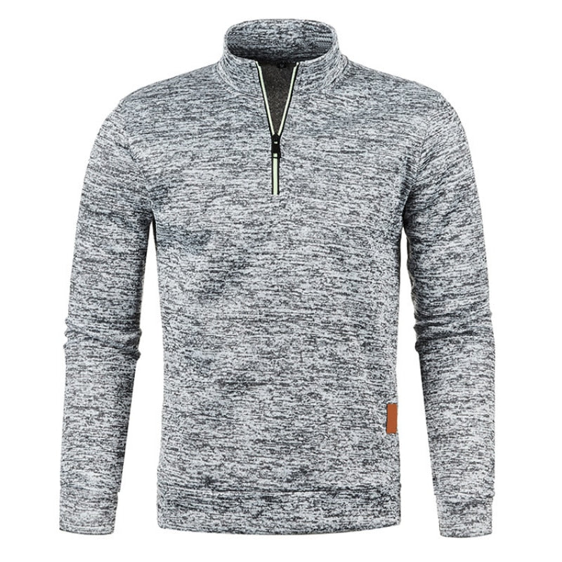 Weicher Strickpullover Damen Pullover mit Polo Kragen
