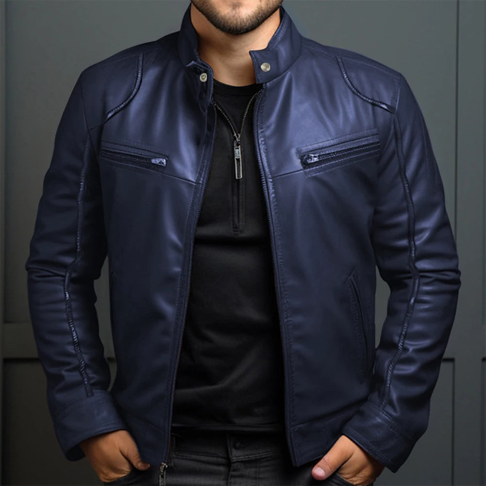Retro Motorradjacke Herren Vintage Style