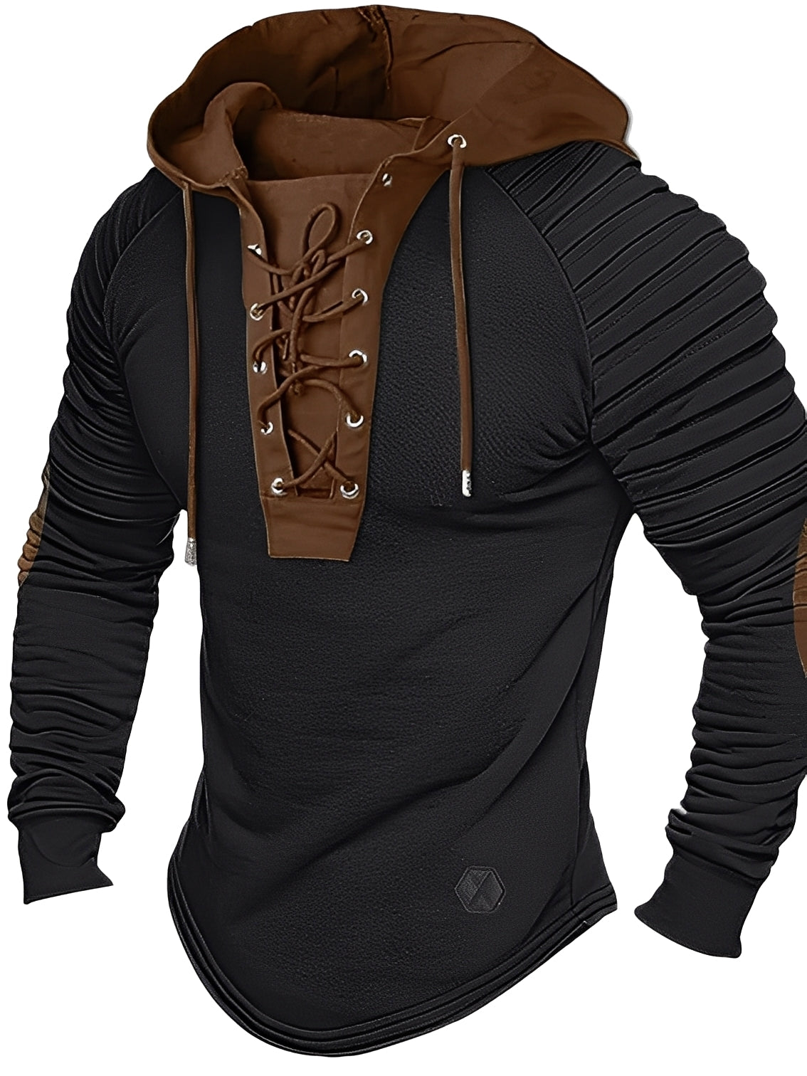 Bequemer Strickpullover Herren Kapuzenpulli