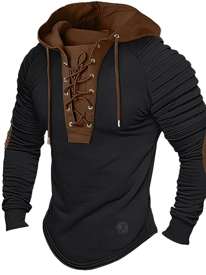 Bequemer Strickpullover Herren Kapuzenpulli