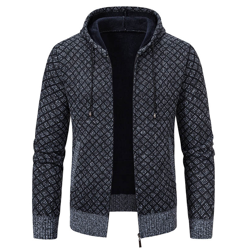 Stylish Herrenjacke Kapuze Slim Fit