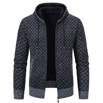 Stylish Herrenjacke Kapuze Slim Fit