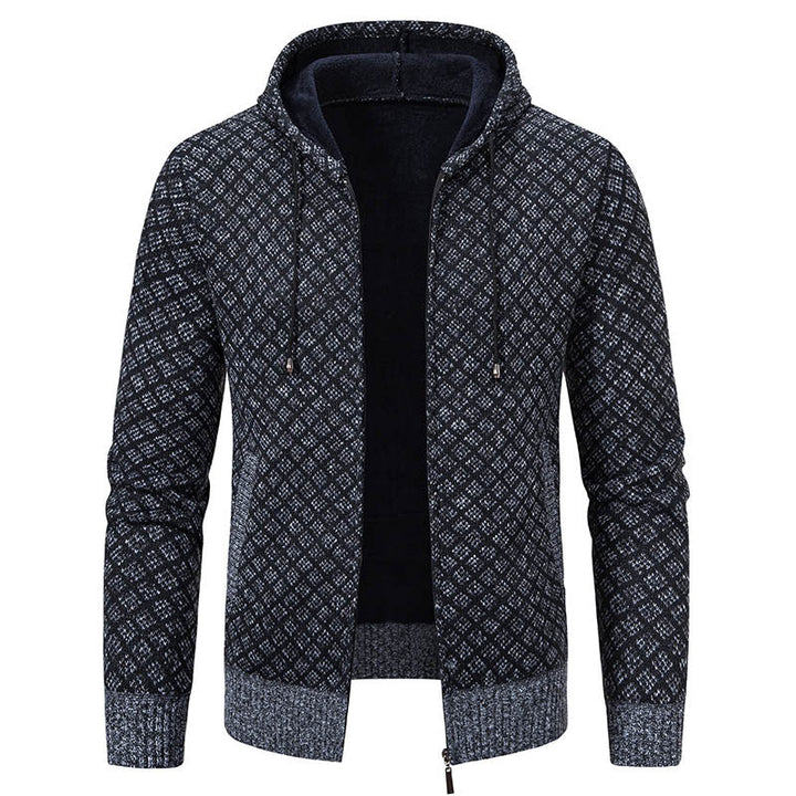 Stylish Herrenjacke Kapuze Slim Fit
