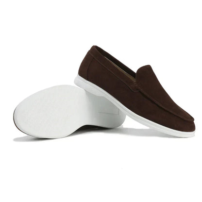 Elliot - Italienischer Wildleder Loafer Schuhe