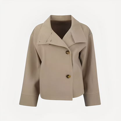 Stilvolle Damen Wolljacke Elegantes Design