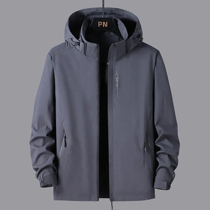 Stylische Unisex-Regenjacke mit Kapuze