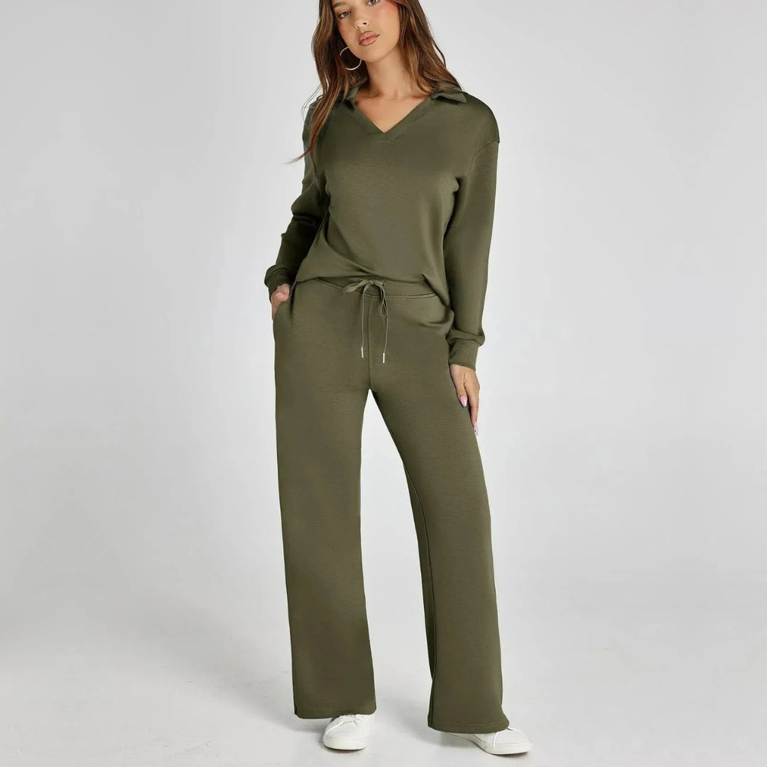 Damen Loungewear Set mit Bequemen Hosen