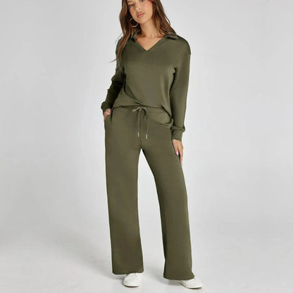Damen Loungewear Set mit Bequemen Hosen