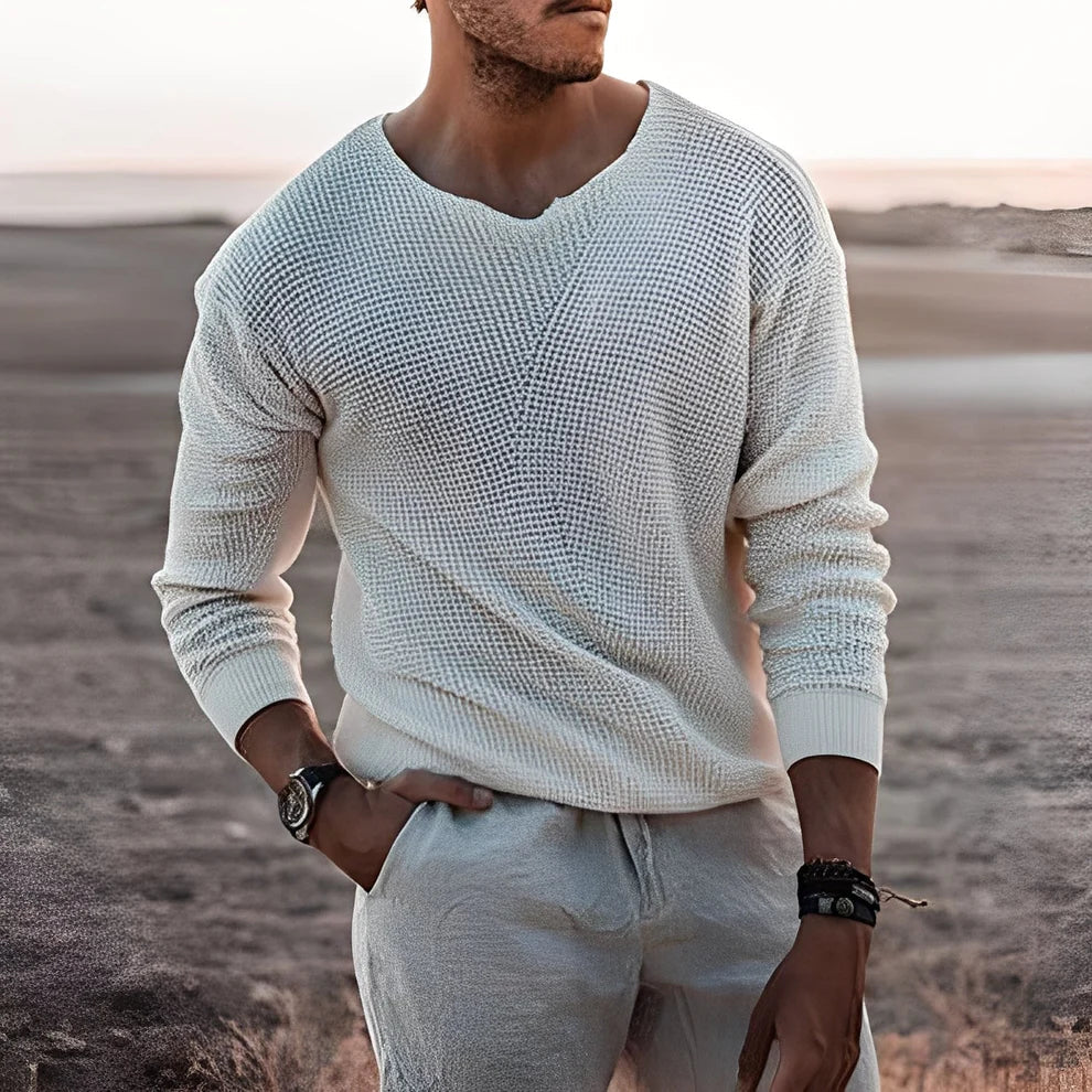 Eleganter Herren Pullover Warm Kaschmir