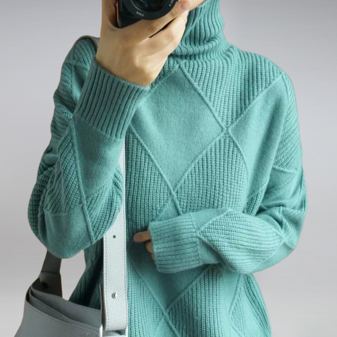 Kaschmir Pullover Damen Weich Bequem