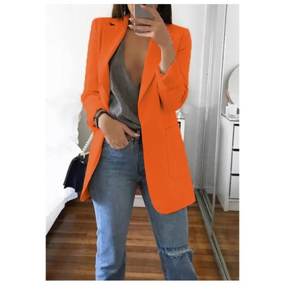 Damen Blazer Khaki Herbst Mode