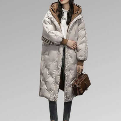 Elrica - Damen Wintermantel Warm Luxus Qualität