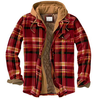 Herren Flanelljacke Karo Muster Casual Style